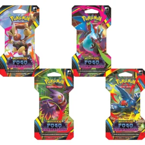 Booster unitário Pokémon Fogo Fantasmagórico (PT-BR)