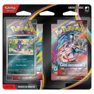 Blister Quádruplo Caos Ascendente (PT-BR) com 4 boosters