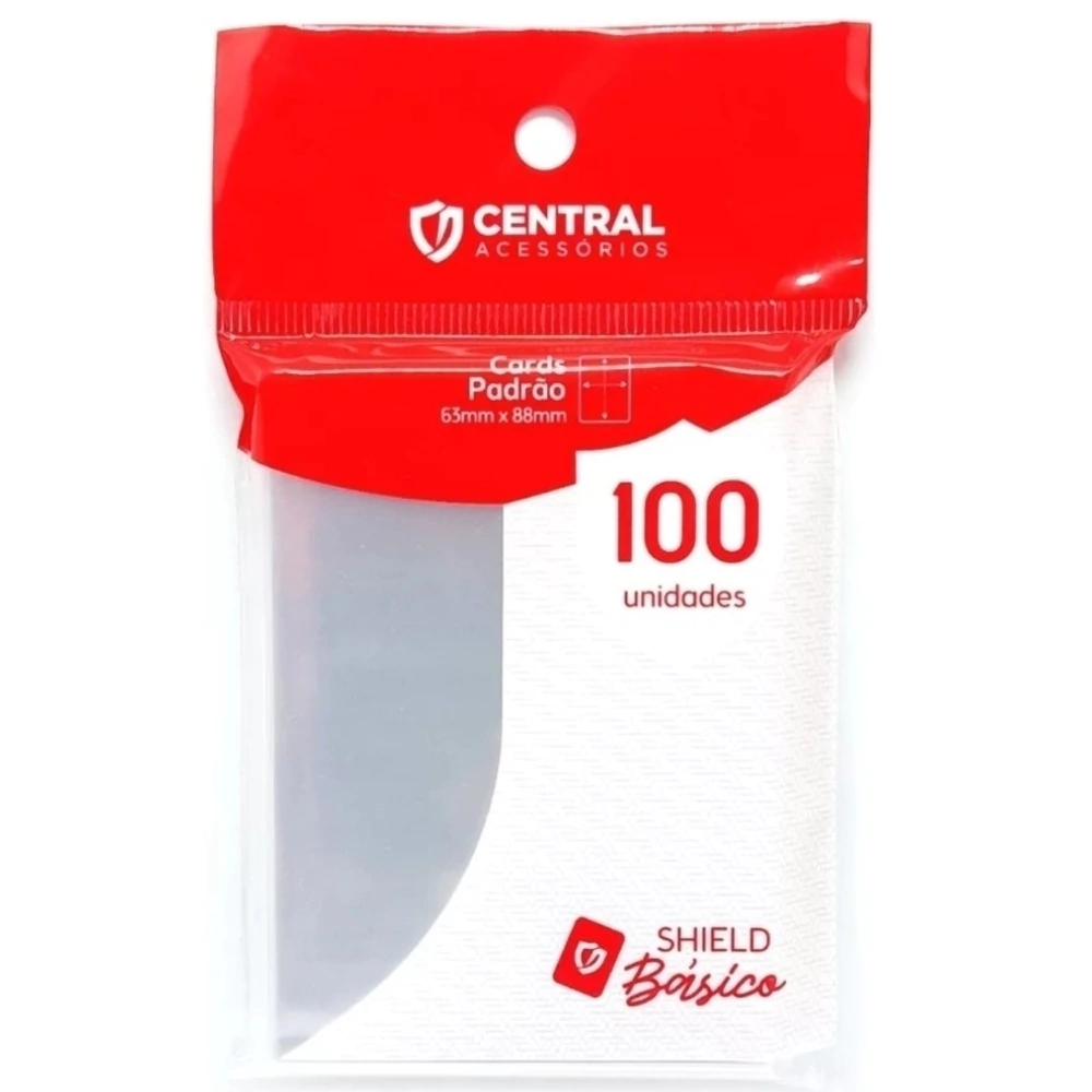 Pacote 100 Sleeves Transparentes Central