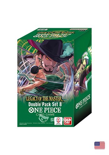 Box One Piece Double Pack Set Vol.8 DP-08 Legacy of the Master