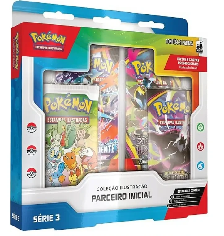 Box Parceiros Iniciais Série 3 Pokémon TCG